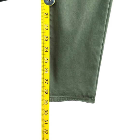Old‎ Navy Rockstar Mid Rise Distressed Olive Green Skinny Jeans Women Size 16 - Picture 7 of 7